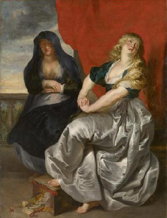 Peter Paul Rubens Reuige Magdalena und ihre Schwester Martha oil painting picture